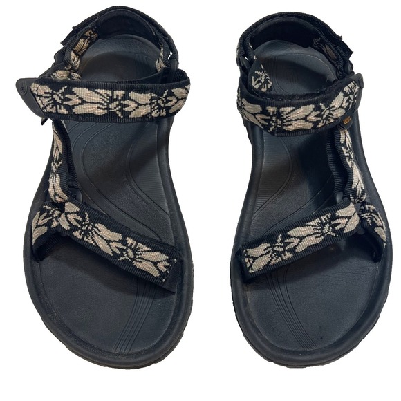 Teva Shoes - Teva Hurricane 4 Sport Sandals Hazel Brown Black Womens 6 UK 4 EU 37